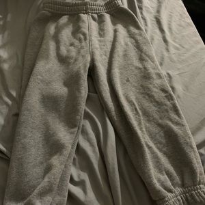 Sweatpants with small stain